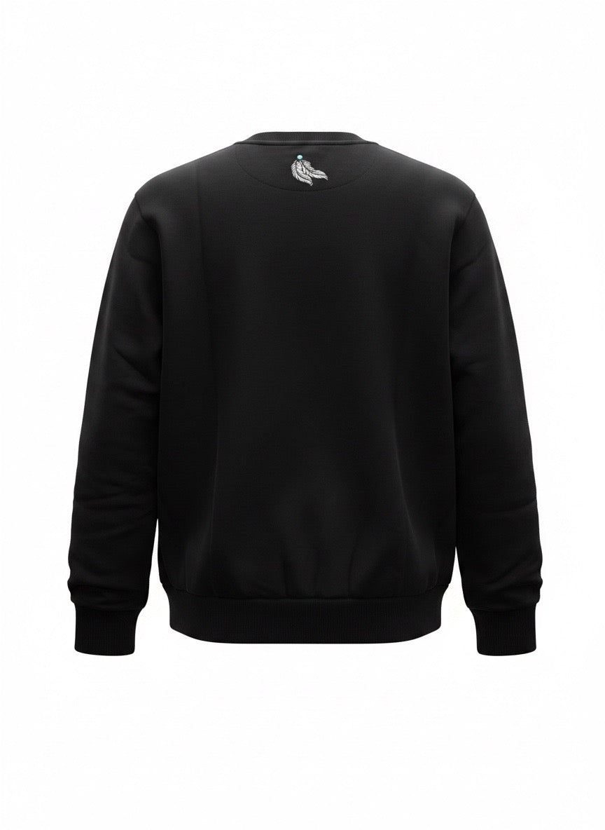 Metallic Tri-Colour Sweatshirt
